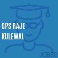 Gps Raje Kulewal Primary School Logo