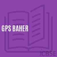 Gps Baher Primary School Logo