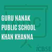 Guru Nanak Public School Khan Khanna Logo