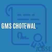 Gms Chotewal Middle School Logo