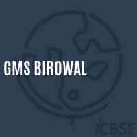 Gms Birowal Middle School Logo