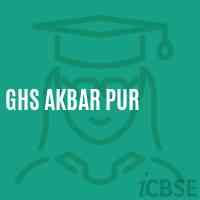 Ghs Akbar Pur Secondary School Logo