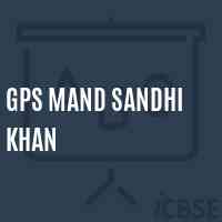 Gps Mand Sandhi Khan Primary School Logo