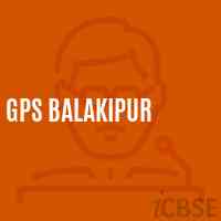 Gps Balakipur Primary School Logo