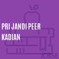 Pri Jandi Peer Kadian Primary School Logo