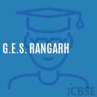 G.E.S. Rangarh Primary School Logo