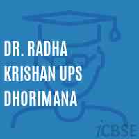 Dr. RADHA KRISHAN UPS DHORIMANA Middle School Logo