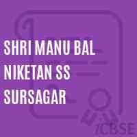 Shri Manu Bal Niketan Ss Sursagar Secondary School Logo