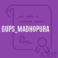 Gups_Madhopura Middle School Logo