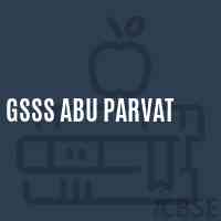 Gsss Abu Parvat High School Logo