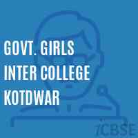 Govt. Girls Inter College Kotdwar High School Logo