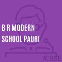 B R Modern School Pauri Logo