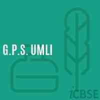 G.P.S. Umli Primary School Logo