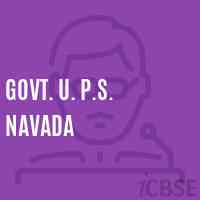 Govt. U. P.S. Navada Middle School Logo