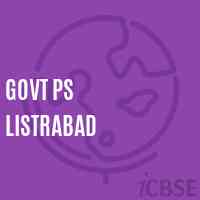 Govt Ps Listrabad Primary School Logo