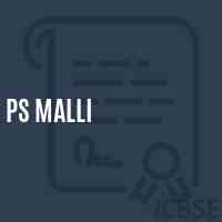 Ps Malli Primary School Logo