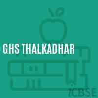 Ghs Thalkadhar Secondary School Logo
