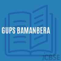 Gups Bamanbera Middle School Logo
