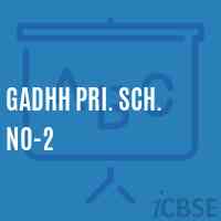 Gadhh Pri. Sch. No-2 Middle School Logo