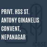 Privt. Hss St. Antony Ginanelis Convent, Nepanagar Senior Secondary School Logo