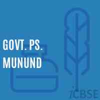 Govt. Ps. Munund Primary School Logo