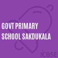 Govt Primary School Sakdukala Logo