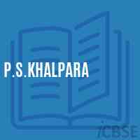 P.S.Khalpara Primary School Logo
