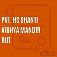 Pvt. Hs Shanti Vidhya Mandir Rut Secondary School Logo