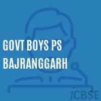 Govt Boys Ps Bajranggarh Primary School Logo