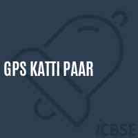Gps Katti Paar Primary School Logo