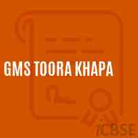 Gms Toora Khapa Middle School Logo