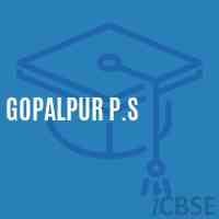 Gopalpur P.S Primary School Logo