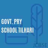Govt. Pry School Tilhari Logo