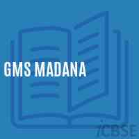 Gms Madana Middle School Logo