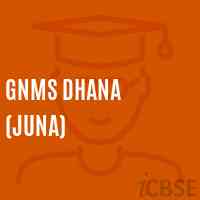 Gnms Dhana (Juna) Middle School Logo