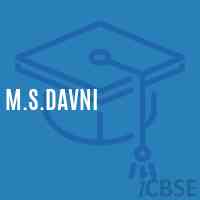 M.S.Davni Middle School Logo