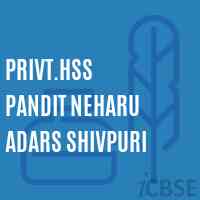 Privt.Hss Pandit Neharu Adars Shivpuri Senior Secondary School Logo