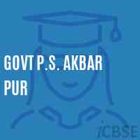 Govt P.S. Akbar Pur Primary School Logo