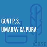 Govt P.S. Umarav Ka Pura Primary School Logo