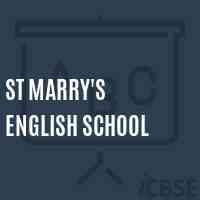 St Marry'S English School Logo