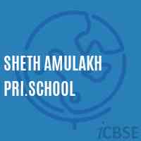 Sheth Amulakh Pri.School Logo