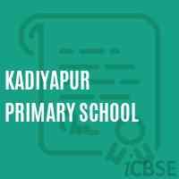 Kadiyapur Primary School Logo