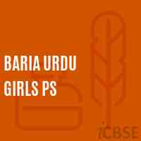 Baria Urdu Girls Ps Primary School Logo