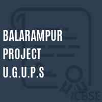 Balarampur Project U.G.U.P.S Middle School Logo