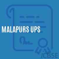 Malapurs Ups School Logo
