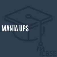 Mania Ups Middle School Logo