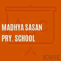 Madhya Sasan Pry. School Logo