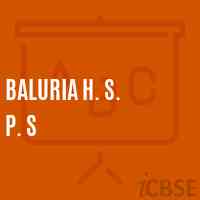 Baluria H. S. P. S Primary School Logo