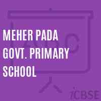 Meher Pada Govt. Primary School Logo
