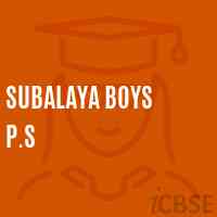 Subalaya Boys p.S Primary School Logo